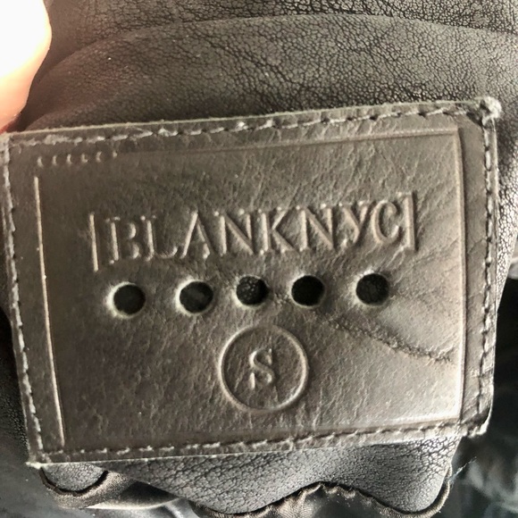 BLANKNYC Black Vegan Faux Leather Moto Jacket - Picture 7 of 7